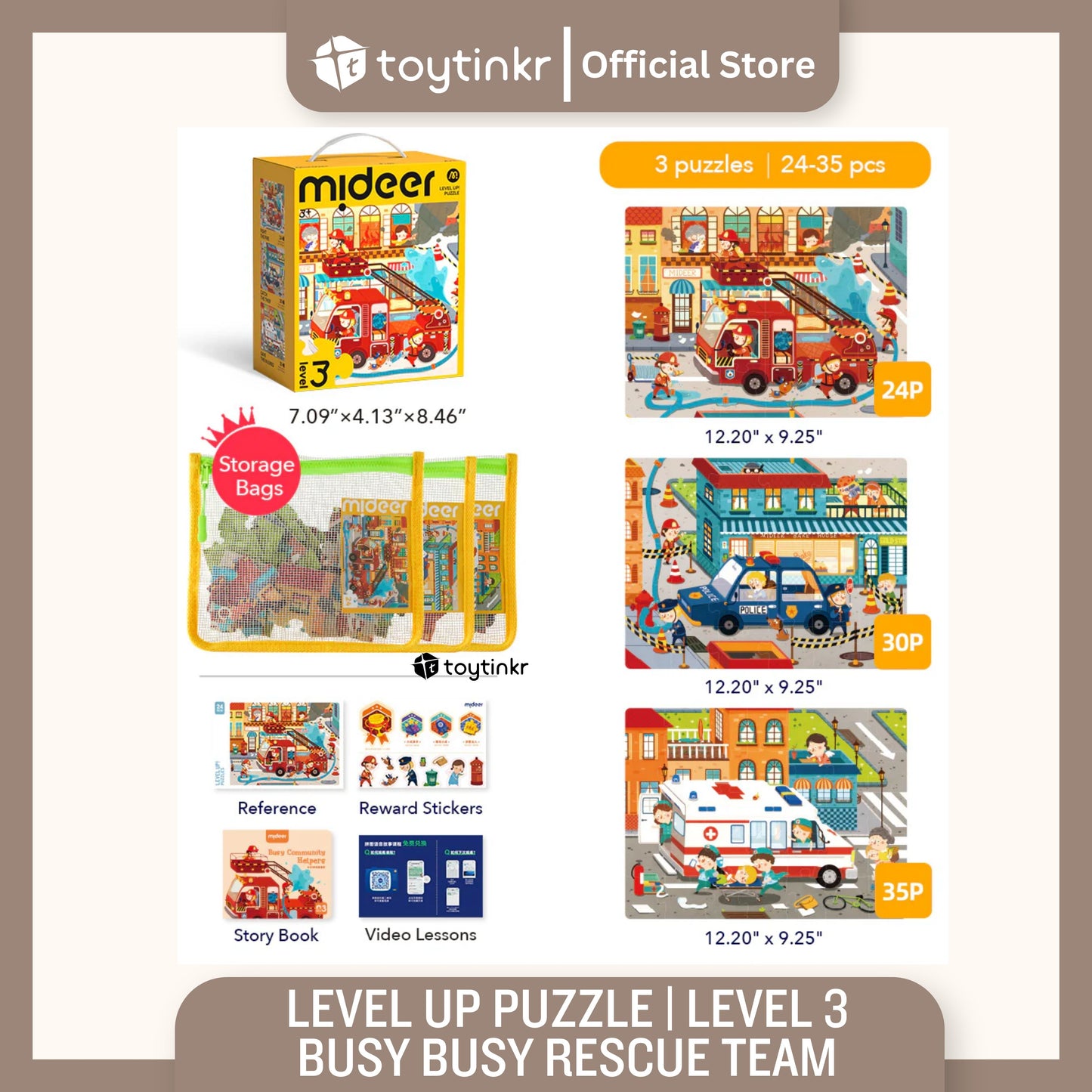 Mideer Advanced Puzzle Level 1 to 9 by Toytinkr