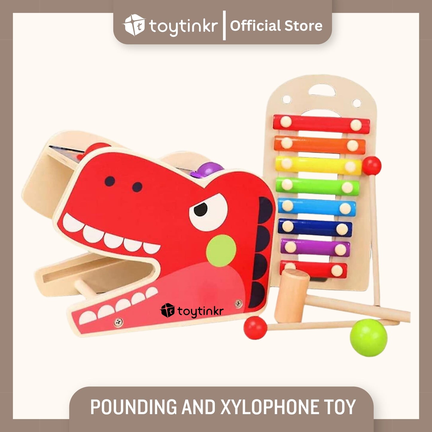 Pounding and Xylophone Toy by Toytinkr