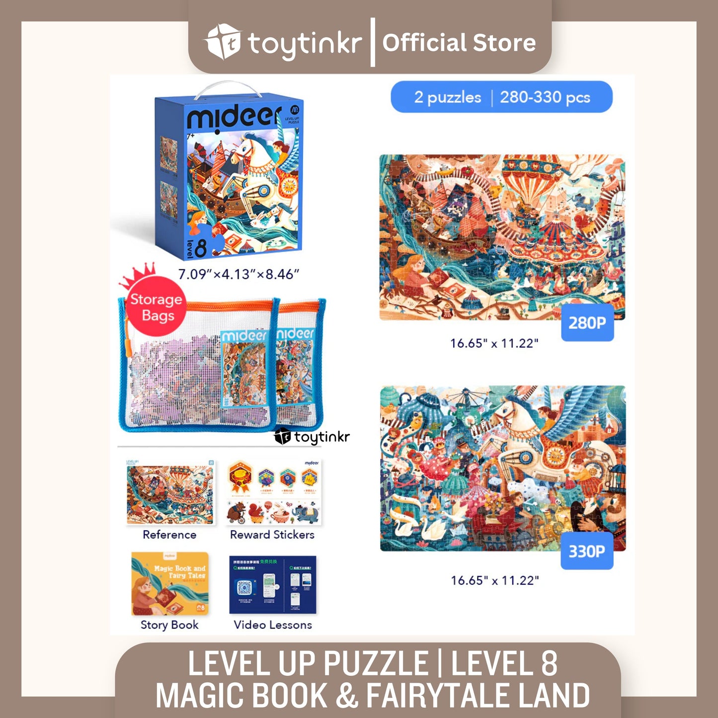 Mideer Advanced Puzzle Level 1 to 9 by Toytinkr