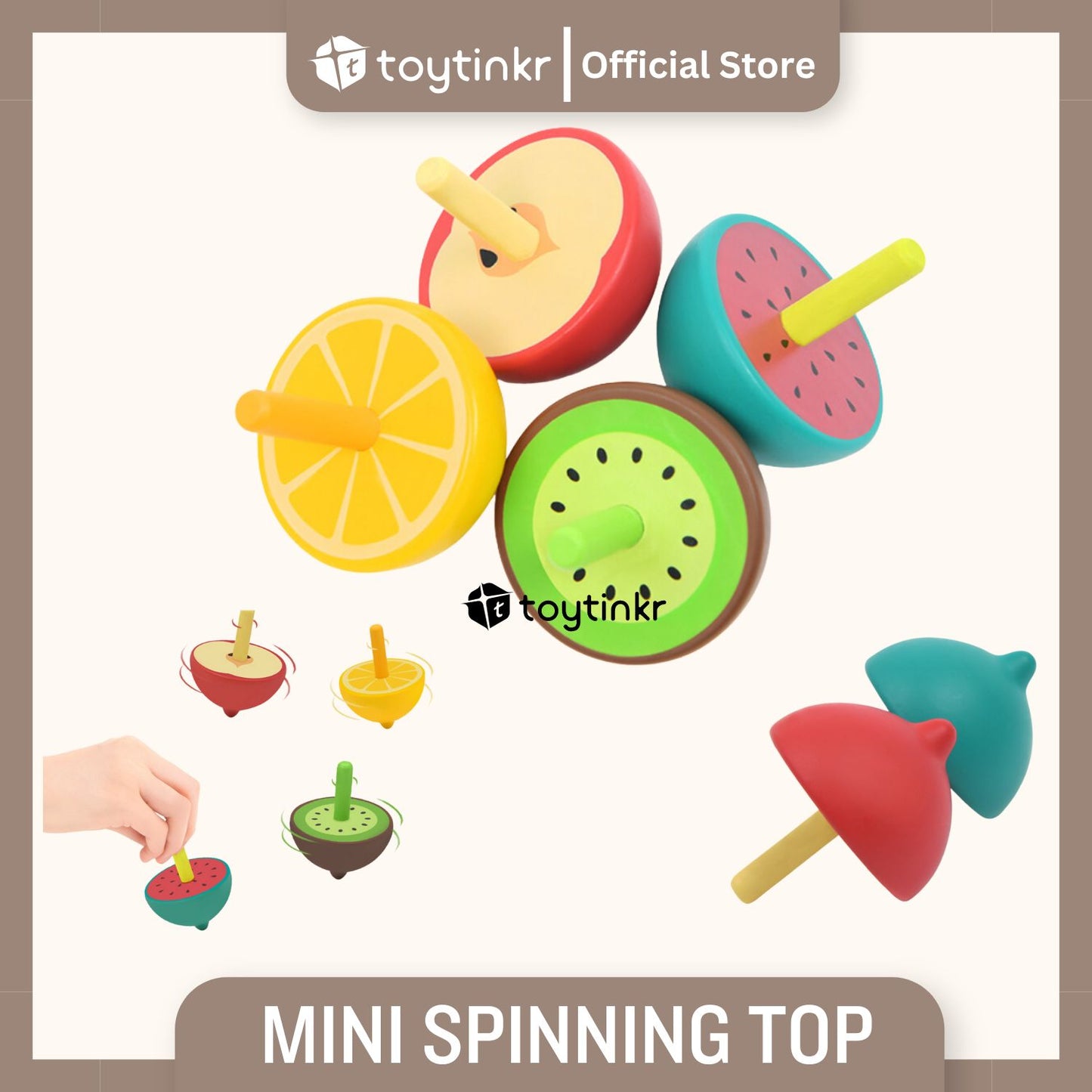 Mideer Mini Spinning Top by Toytinkr