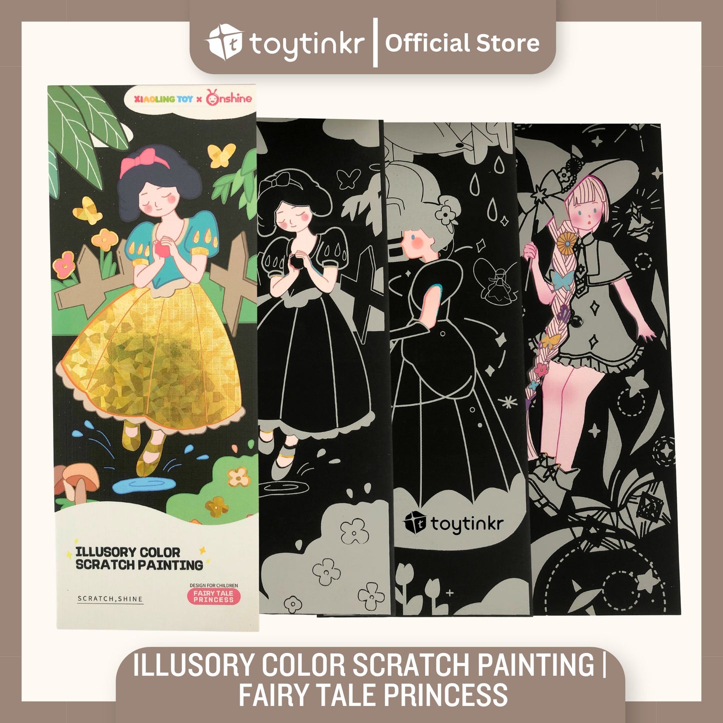 Illusory Color Scratch Painting by Toytinkr