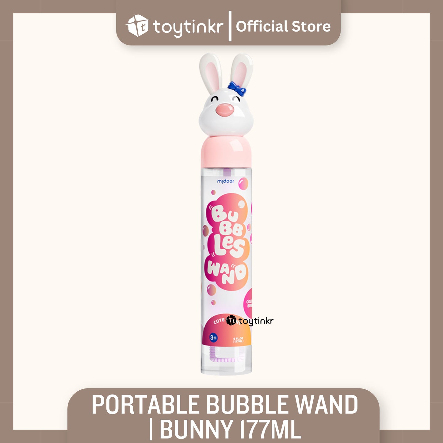 Mideer Portable Bubble Wand by Toytinkr