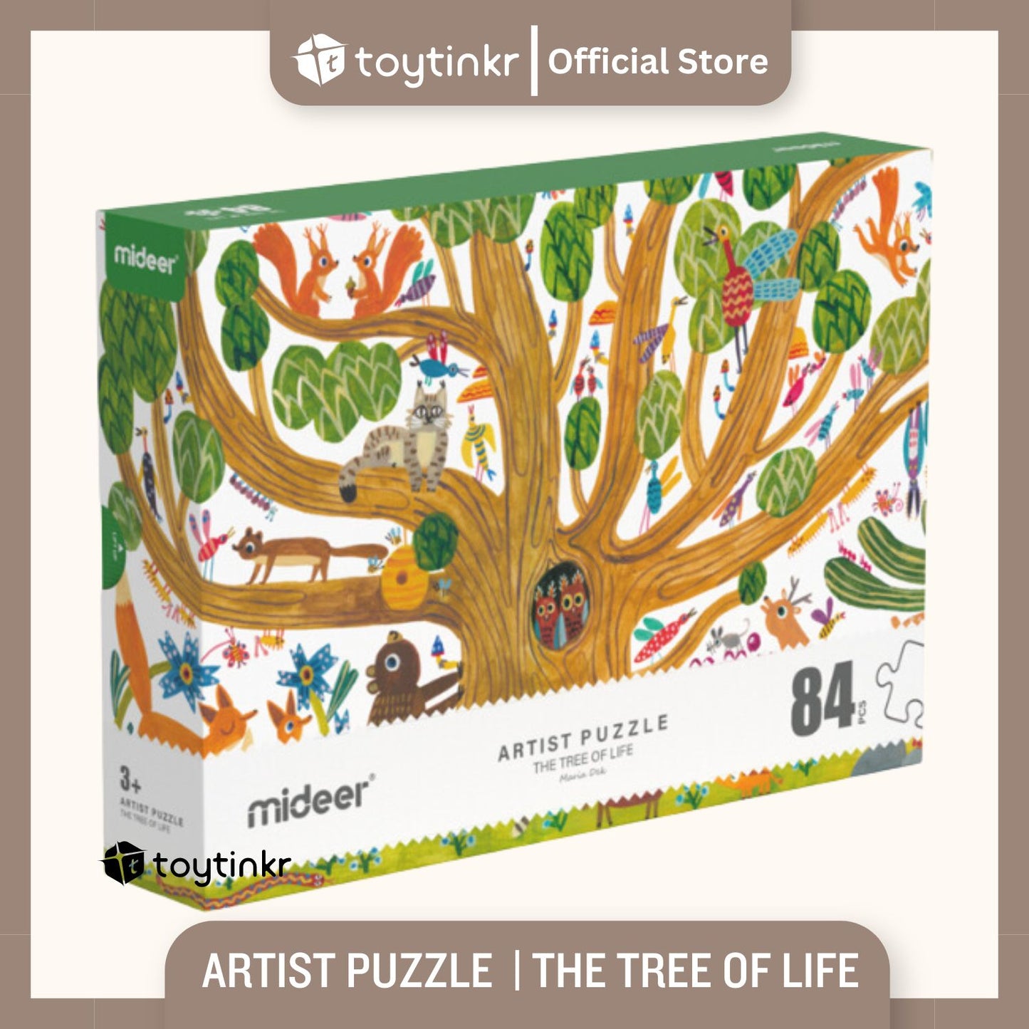 Mideer Artist Puzzle by Toytinkr