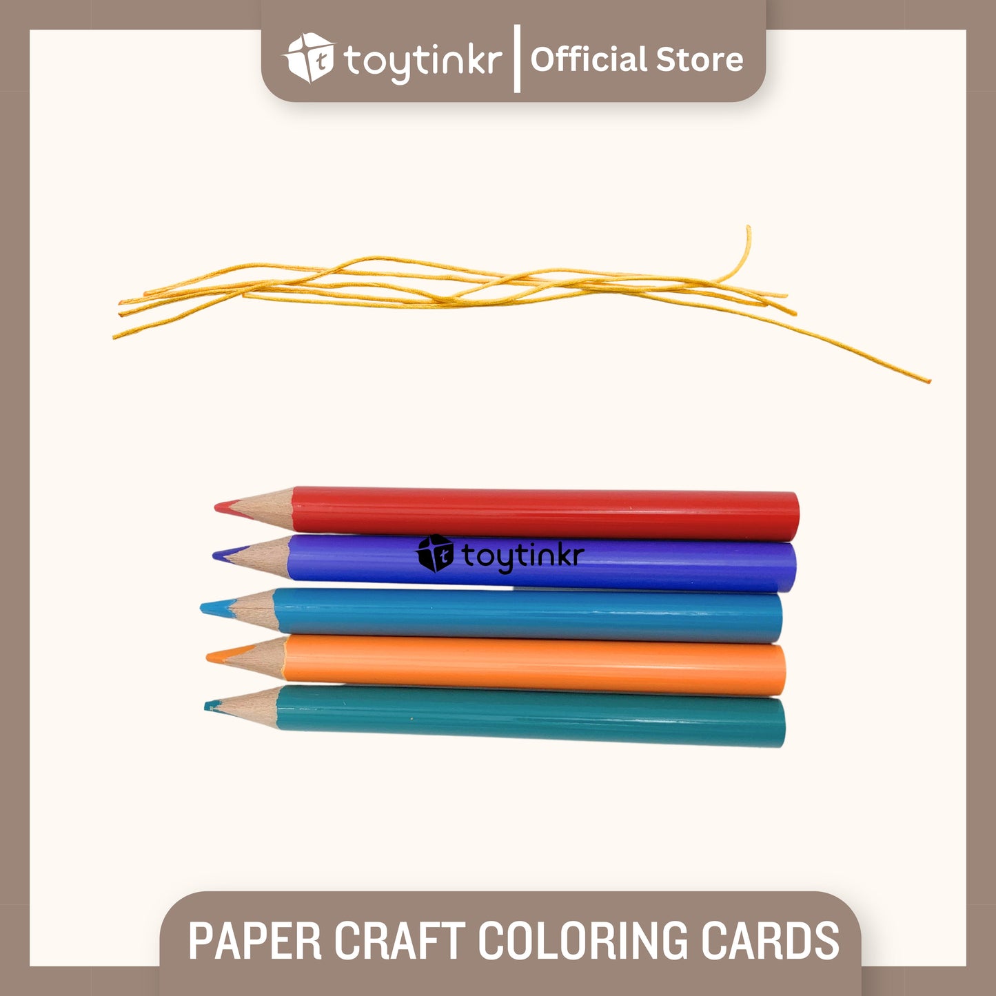 Mideer Paper Craft Coloring Cards by Toytinkr