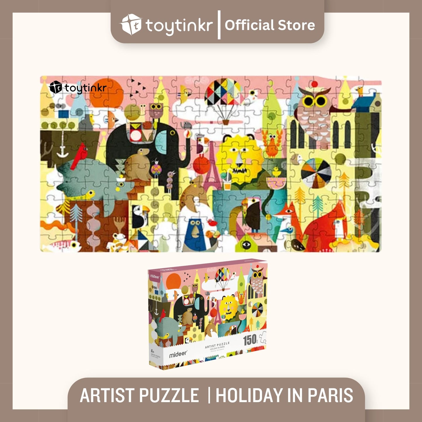 Mideer Artist Puzzle by Toytinkr