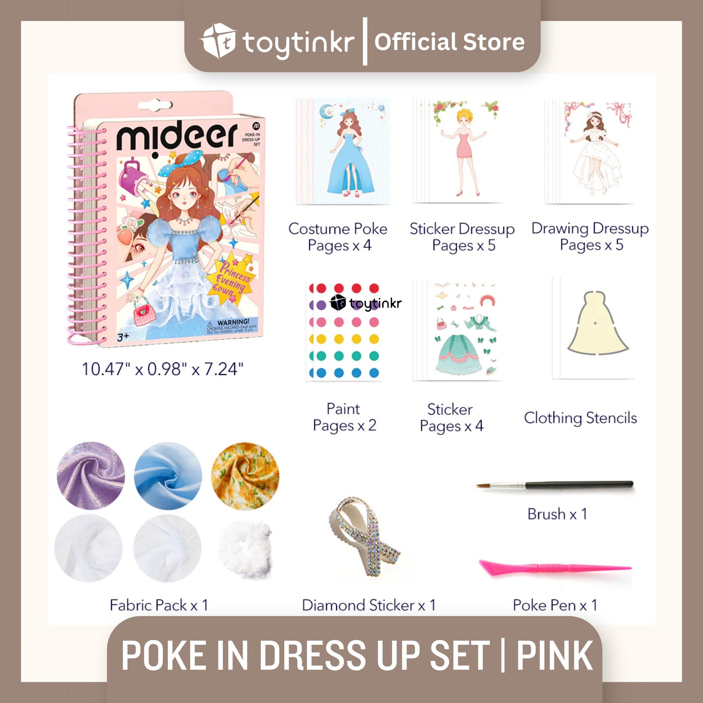 Mideer Poke-In Dress Up Set by Toytinkr