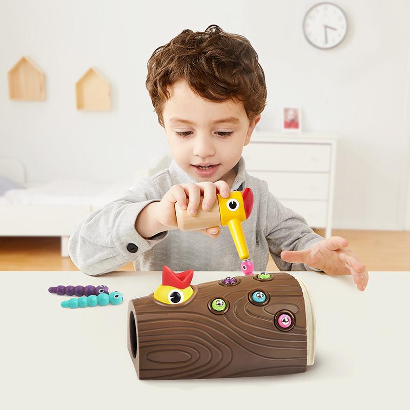 Topbright Woodpecker Feeding Game by Toytinkr