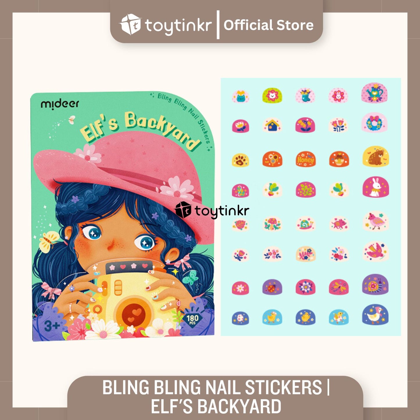 Mideer Bling Bling Nail Stickers by Toytinkr