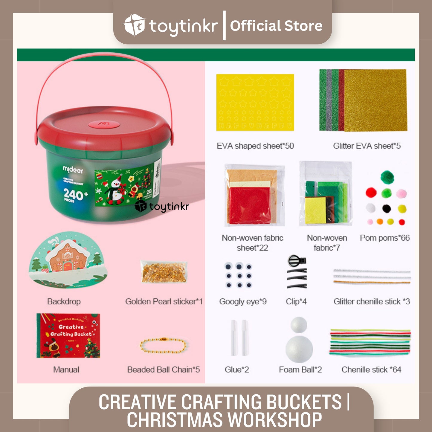 Mideer Creative Crafting Buckets By Toytinkr