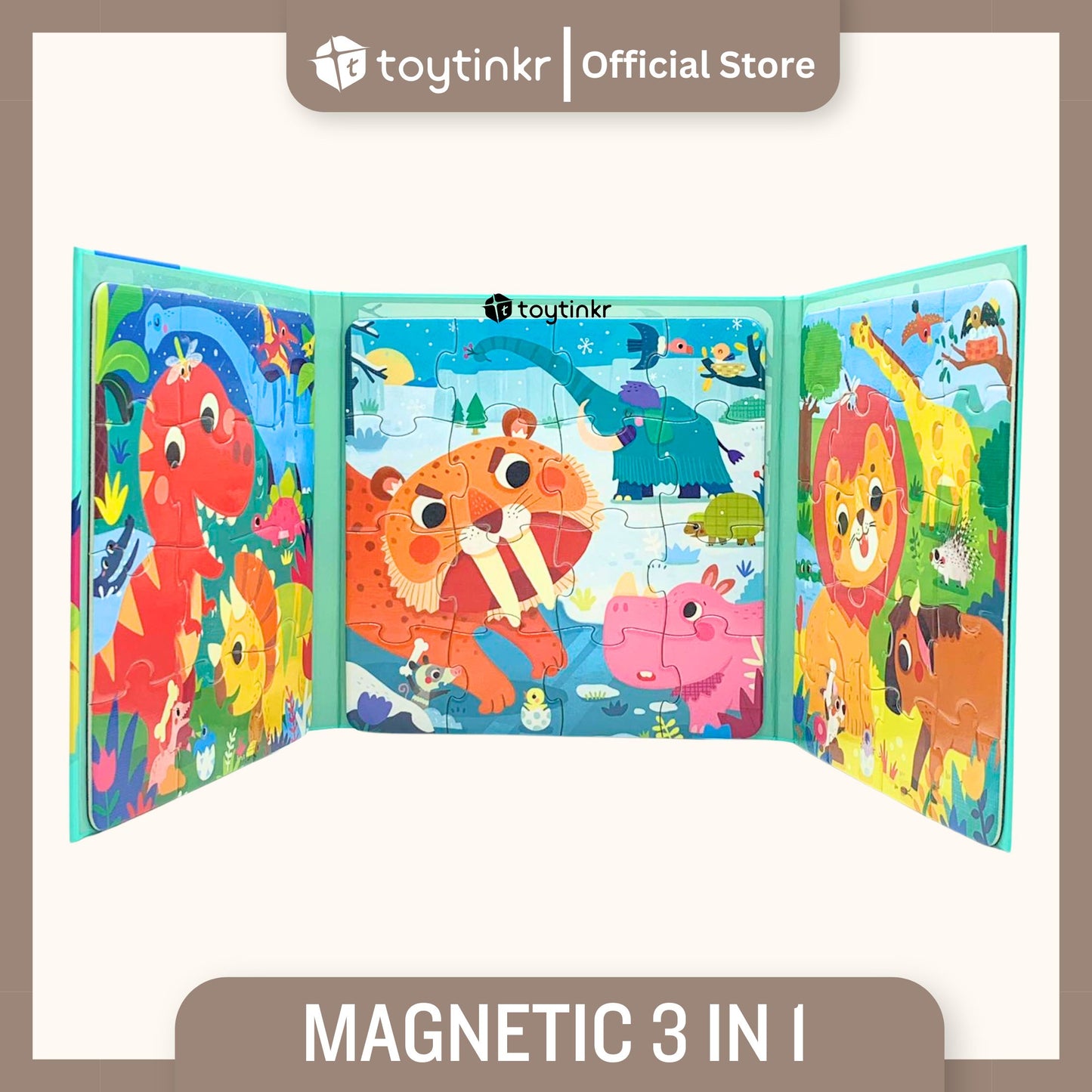 Jar Melo Magnetic 3 in 1 Puzzle by Toytinkr