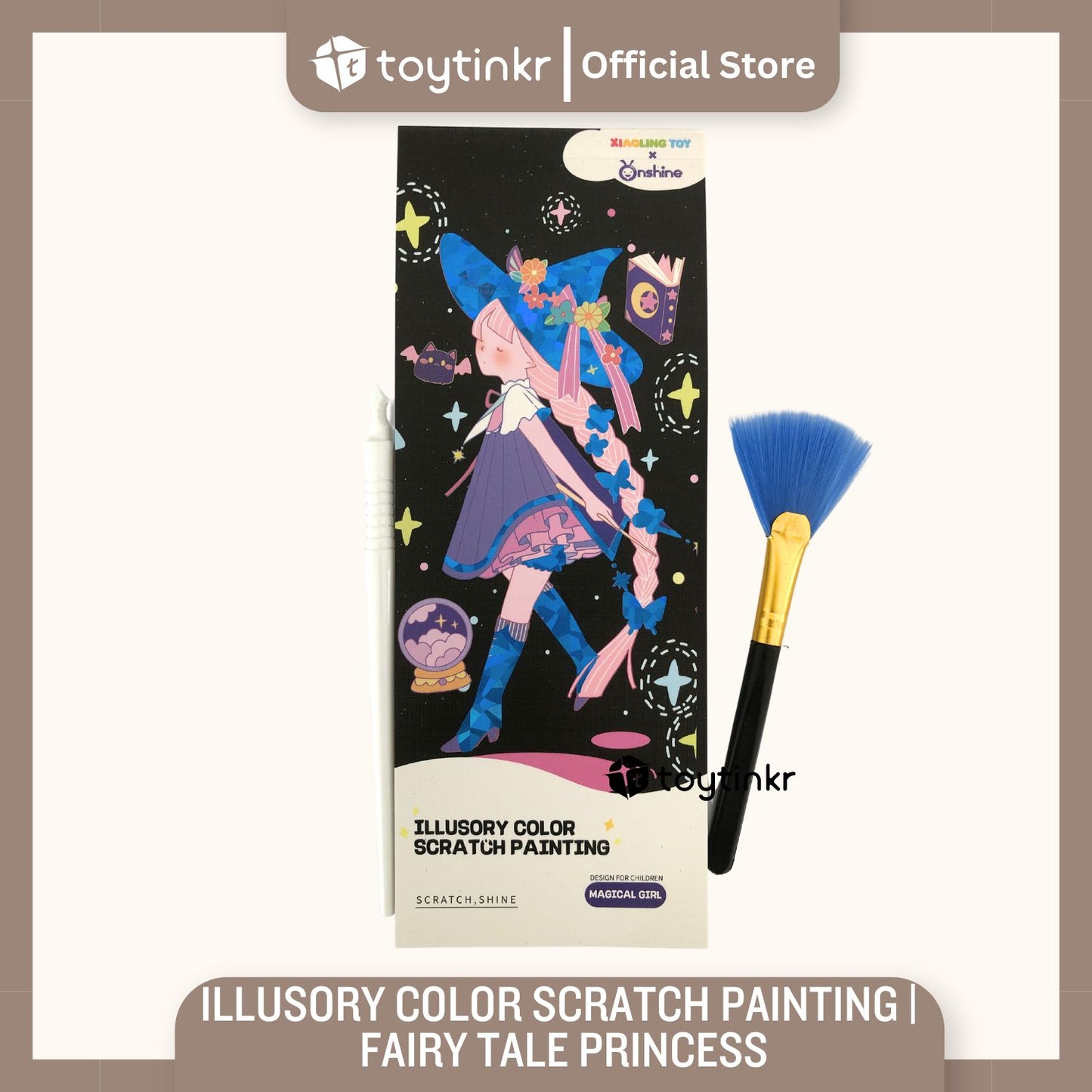 Illusory Color Scratch Painting by Toytinkr