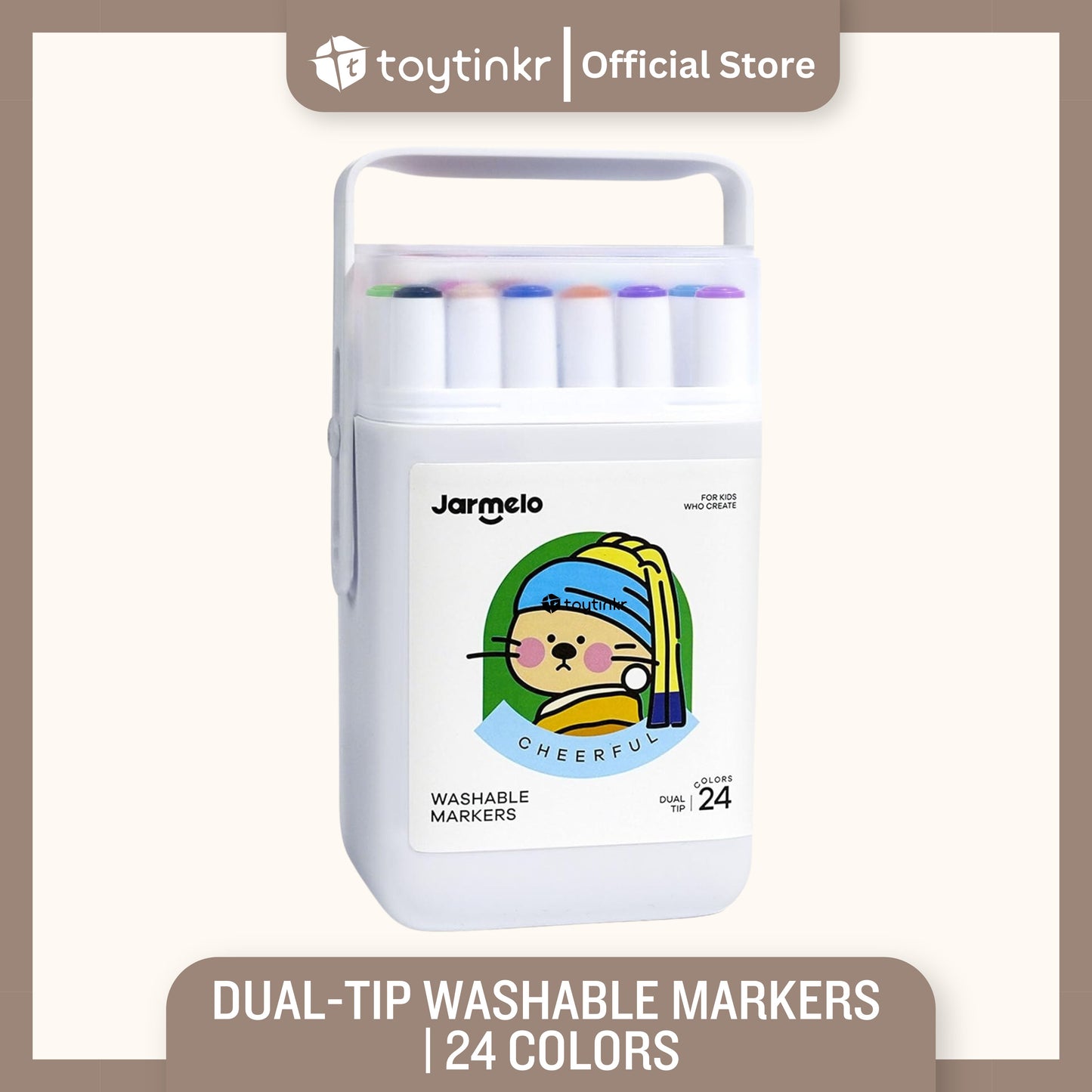 Jar Melo Dual Tip Washable Markers By Toytinkr