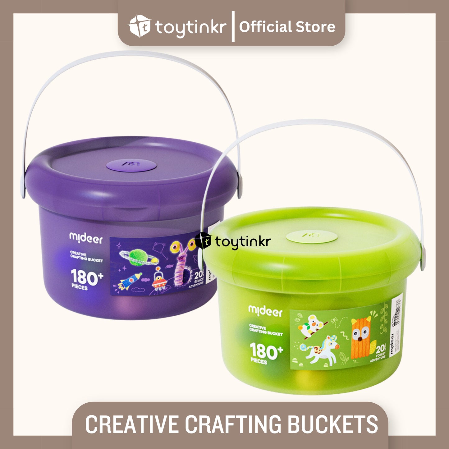 Mideer Creative Crafting Buckets By Toytinkr