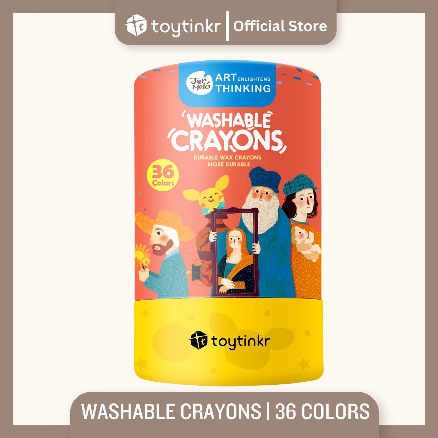 Jar Melo Washable Crayons by Toytinkr