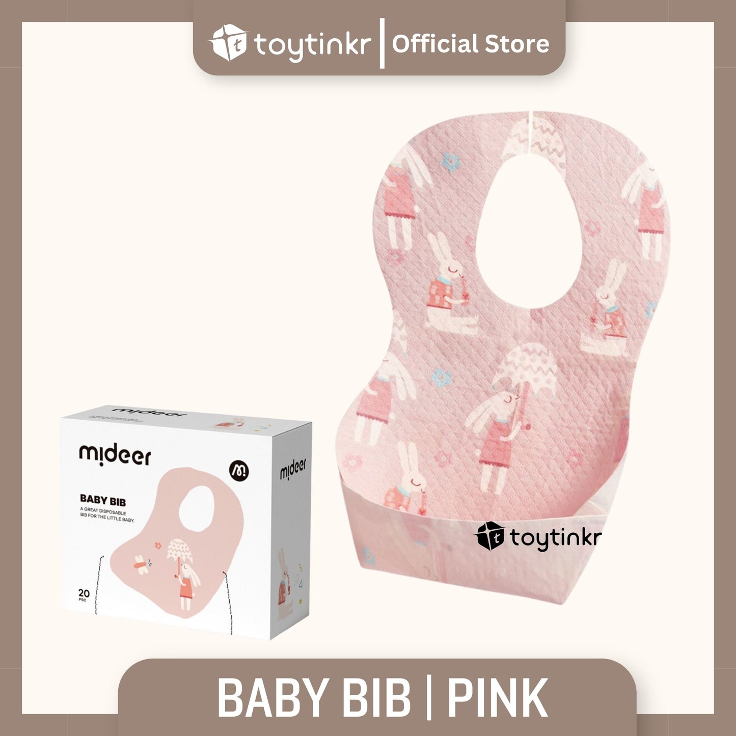 Mideer Baby Bib by Toytinkr