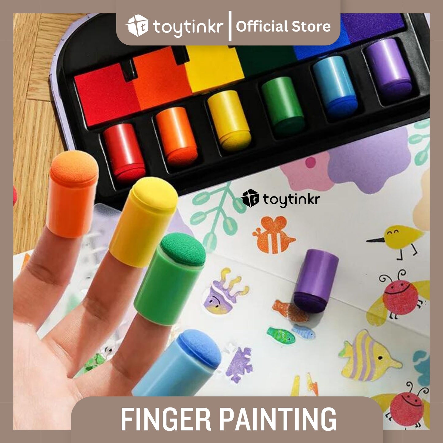 Jar Melo Finger Painting By Toytinkr