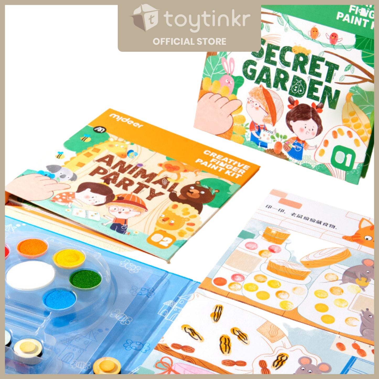 Mideer Creative Finger Paint Kit By Toytinkr