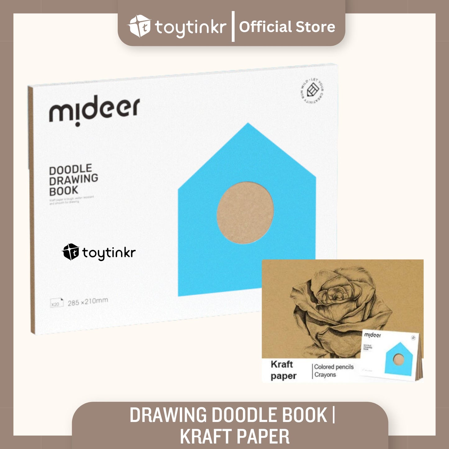 Mideer Drawing Doodle Book By Mideer
