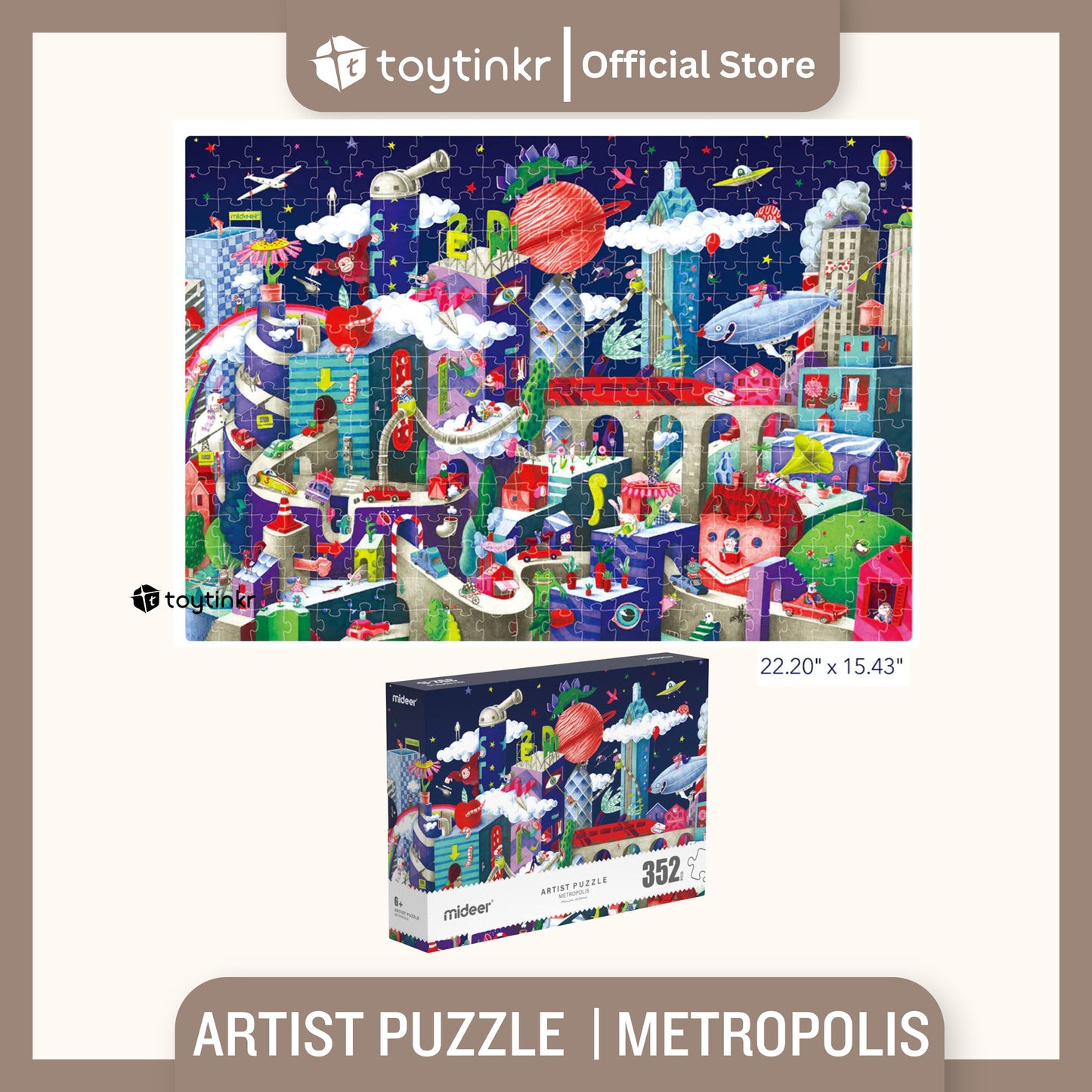 Mideer Artist Puzzle by Toytinkr