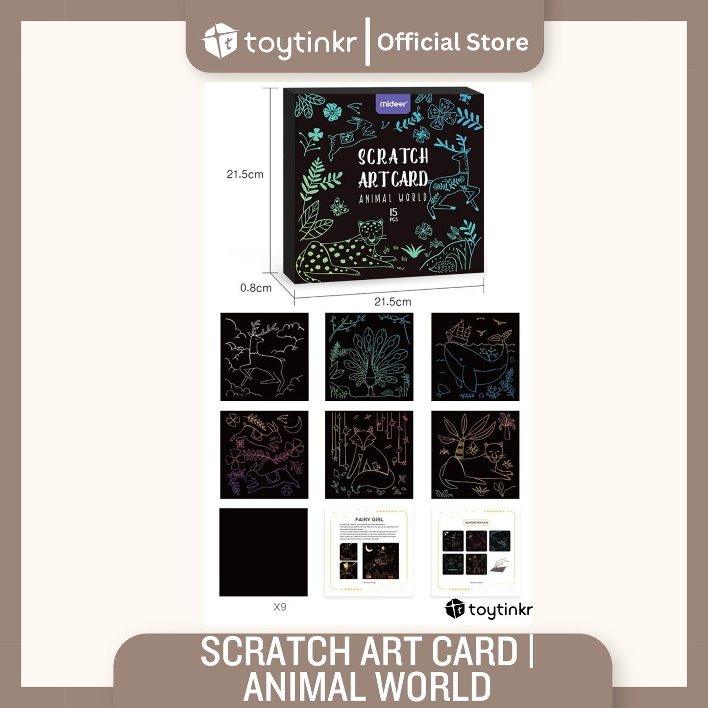 Mideer Scratch Art Card by Toytinkr