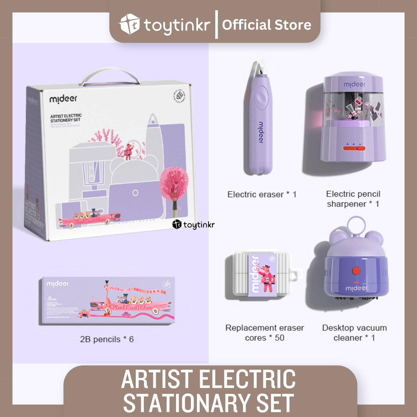 Mideer Artist Electric Stationary Set by Toytinkr