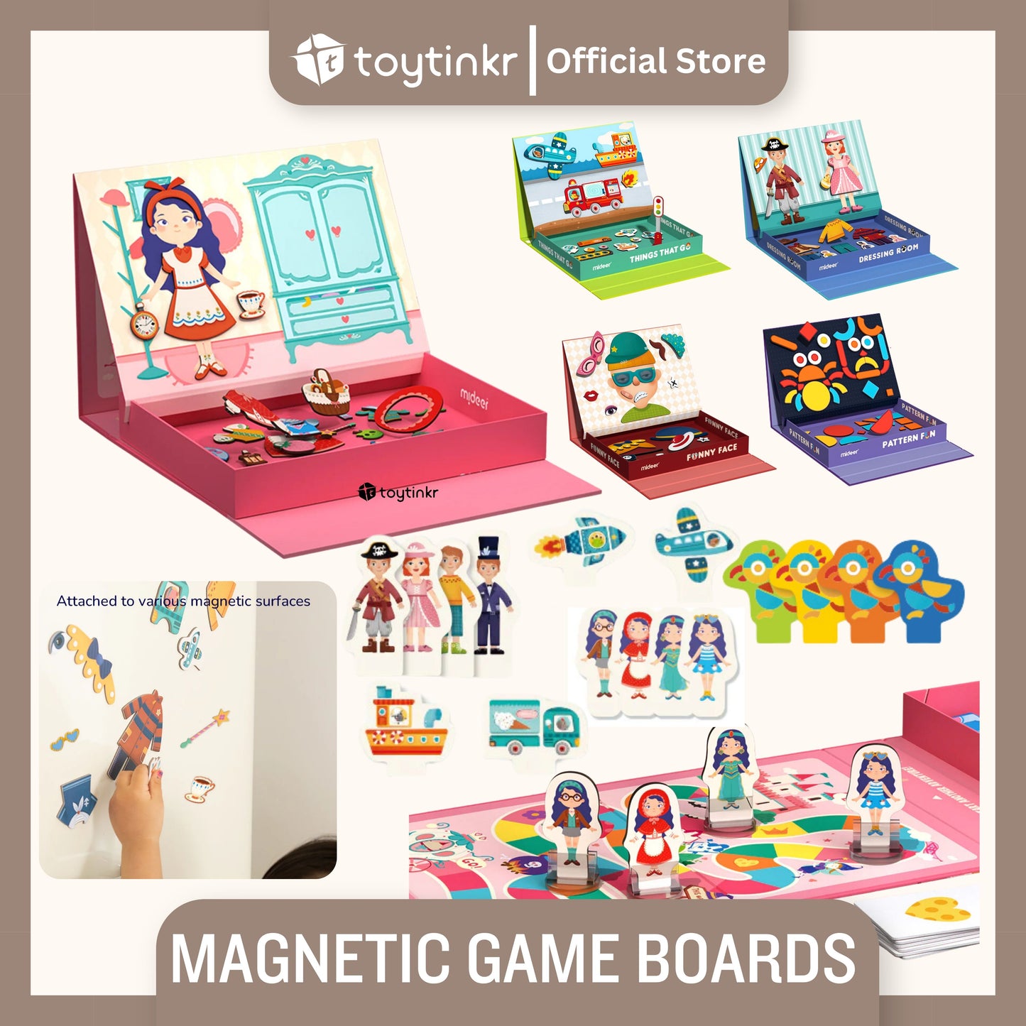 Mideer Magnetic Game Boards by Toytinkr
