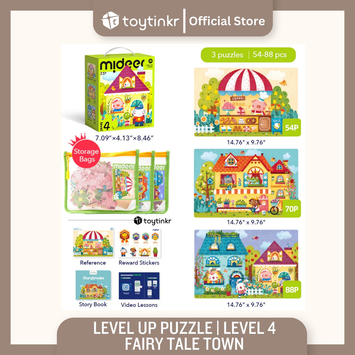 Mideer Advanced Puzzle Level 1 to 9 by Toytinkr