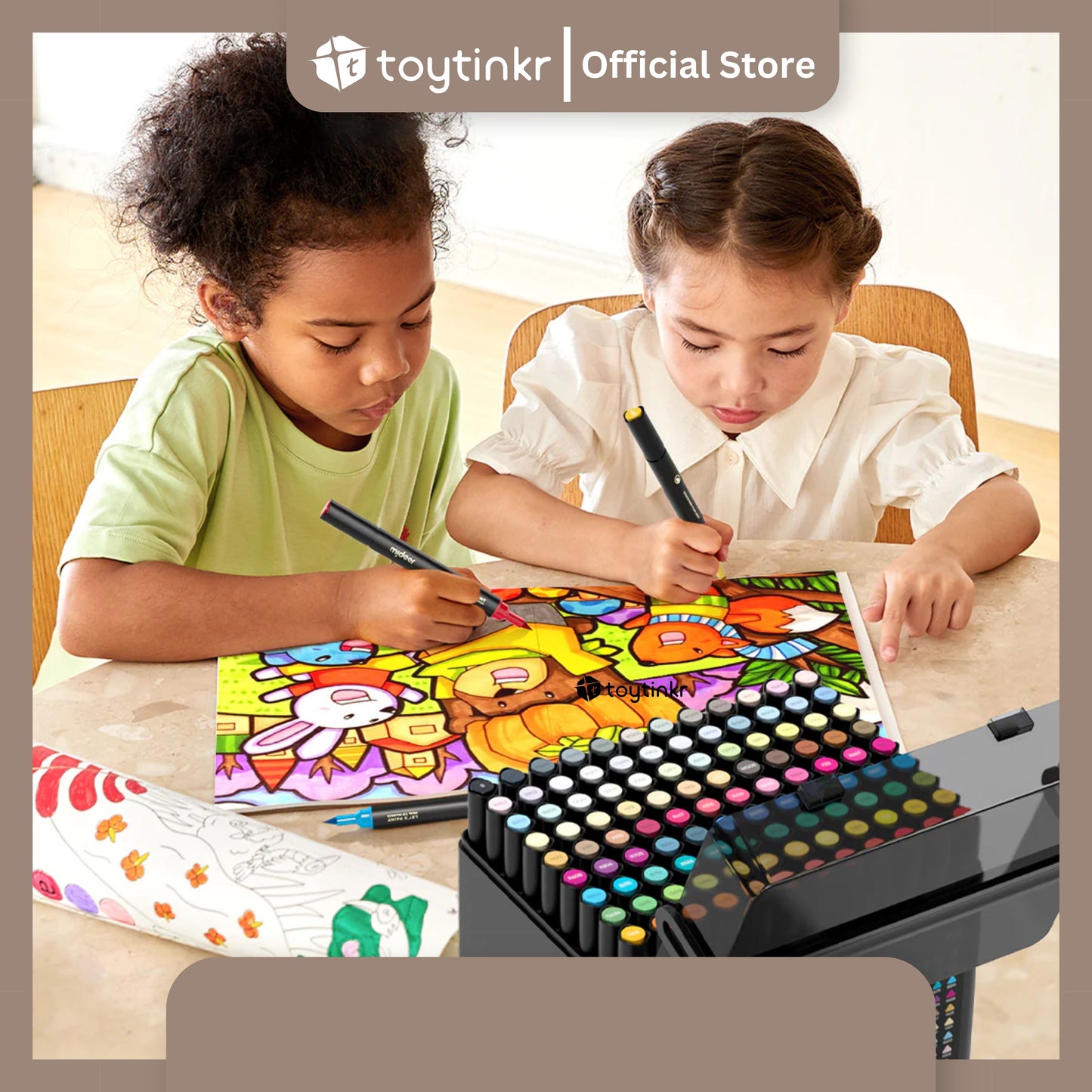 Mideer Oil Based Dual-Tip Markers by Toytinkr