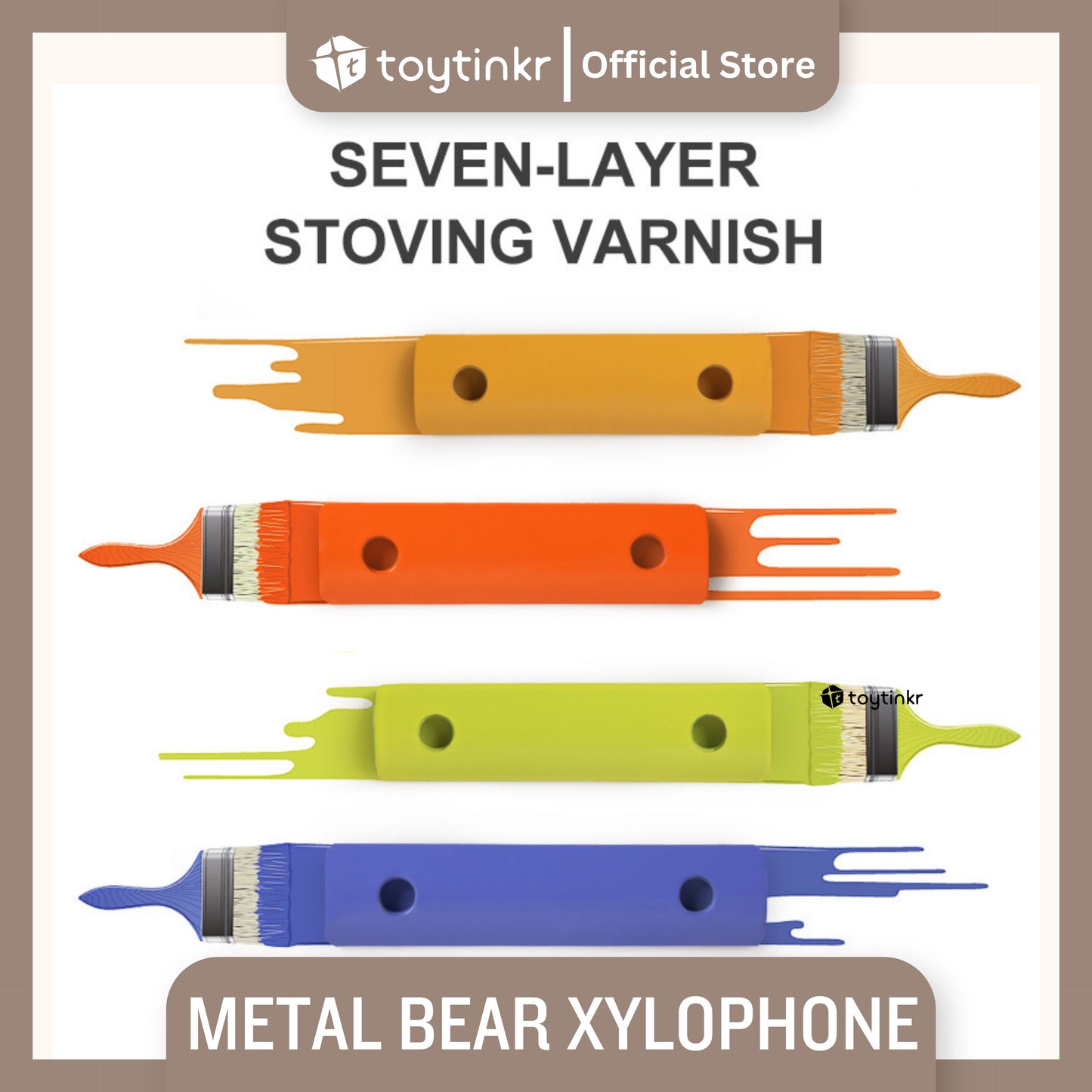 Mideer Metal Bear Xylophone by Toytinkr