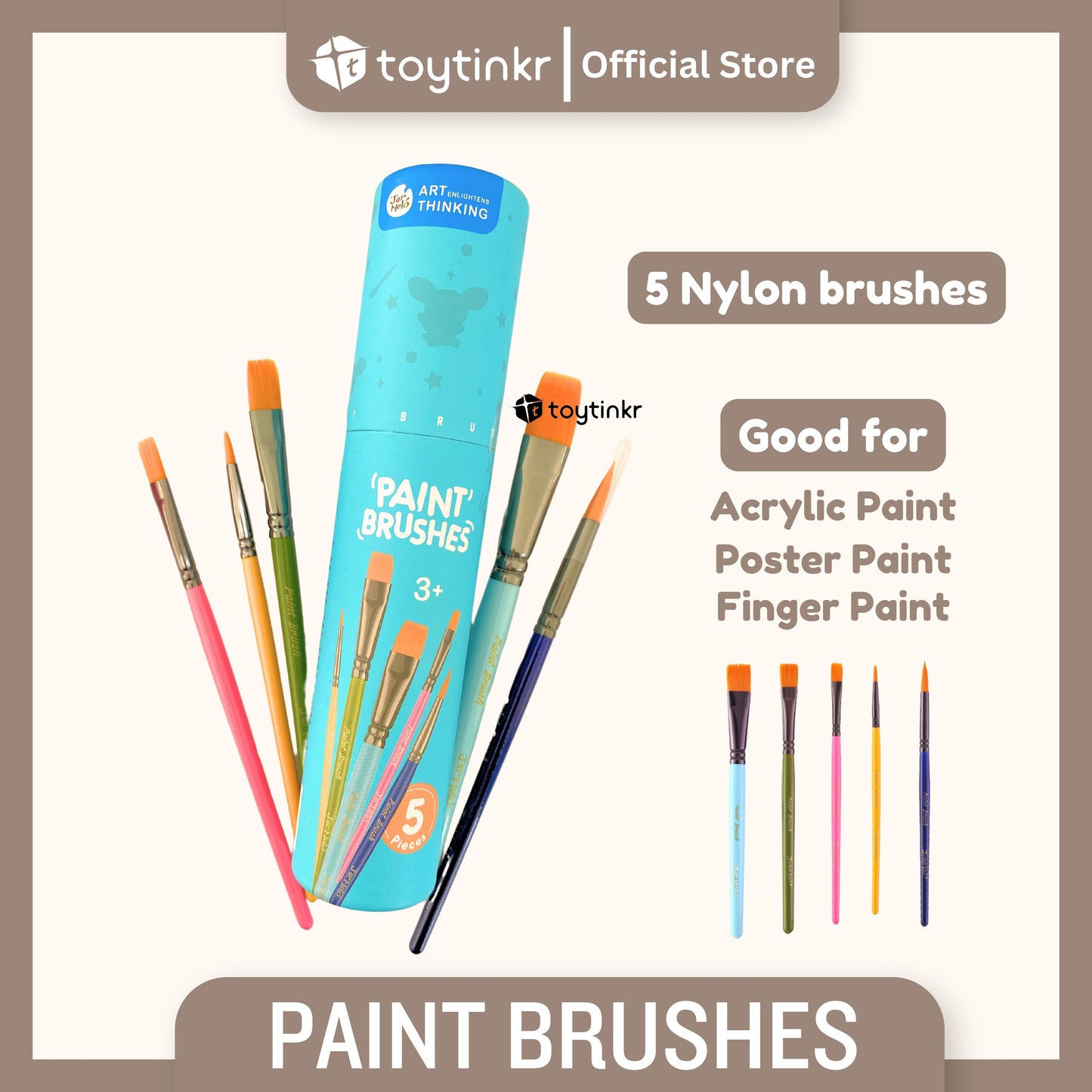 Jar Melo Paint Brushes