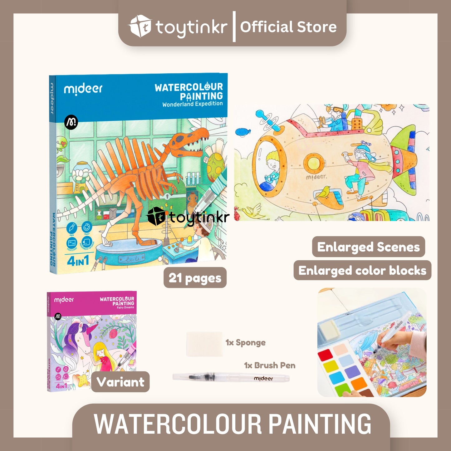 Mideer Watercolour Painting Kit By Toytinkr