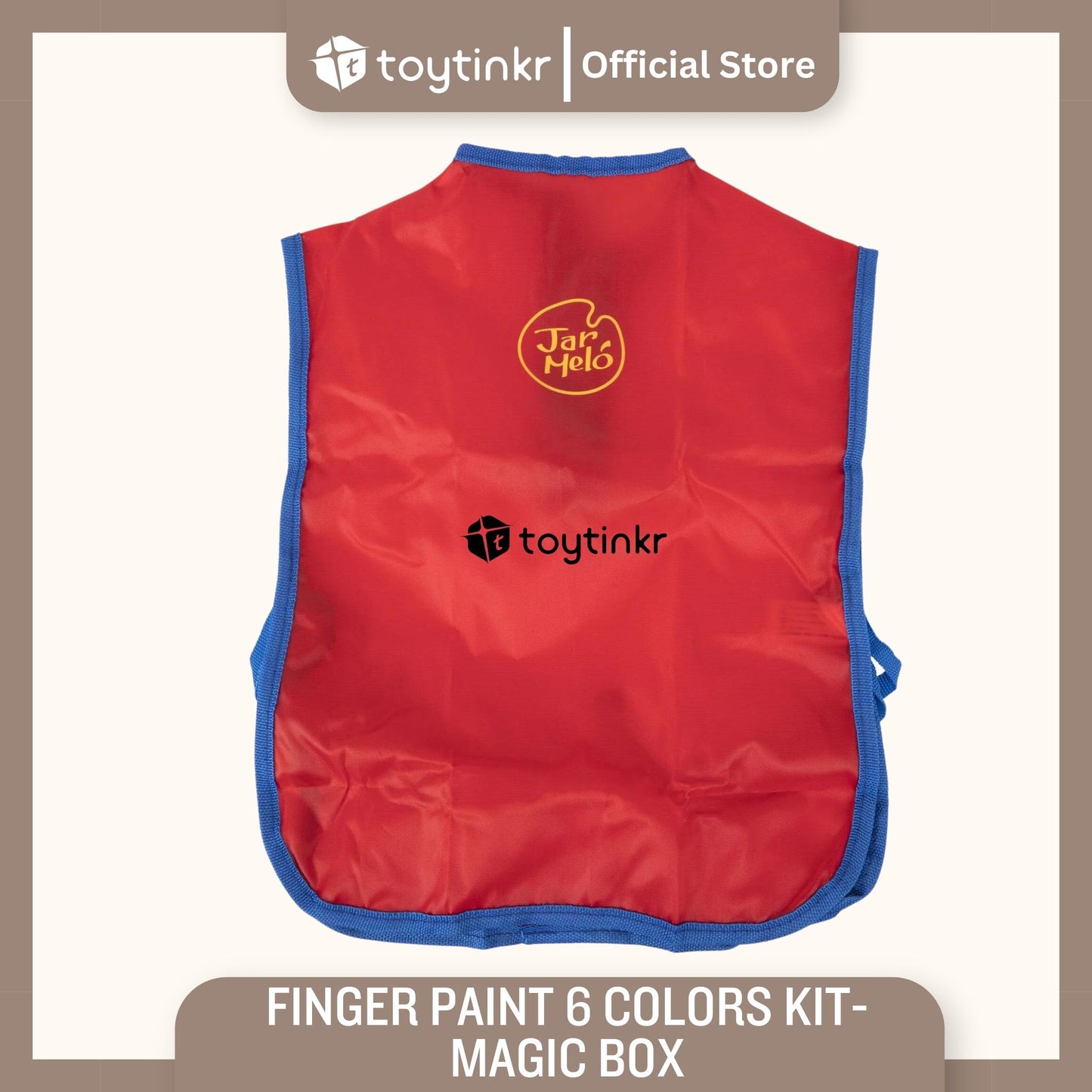 Jar Melo Finger Paint 6 Colors Kit - Magic Box by Toytinkr
