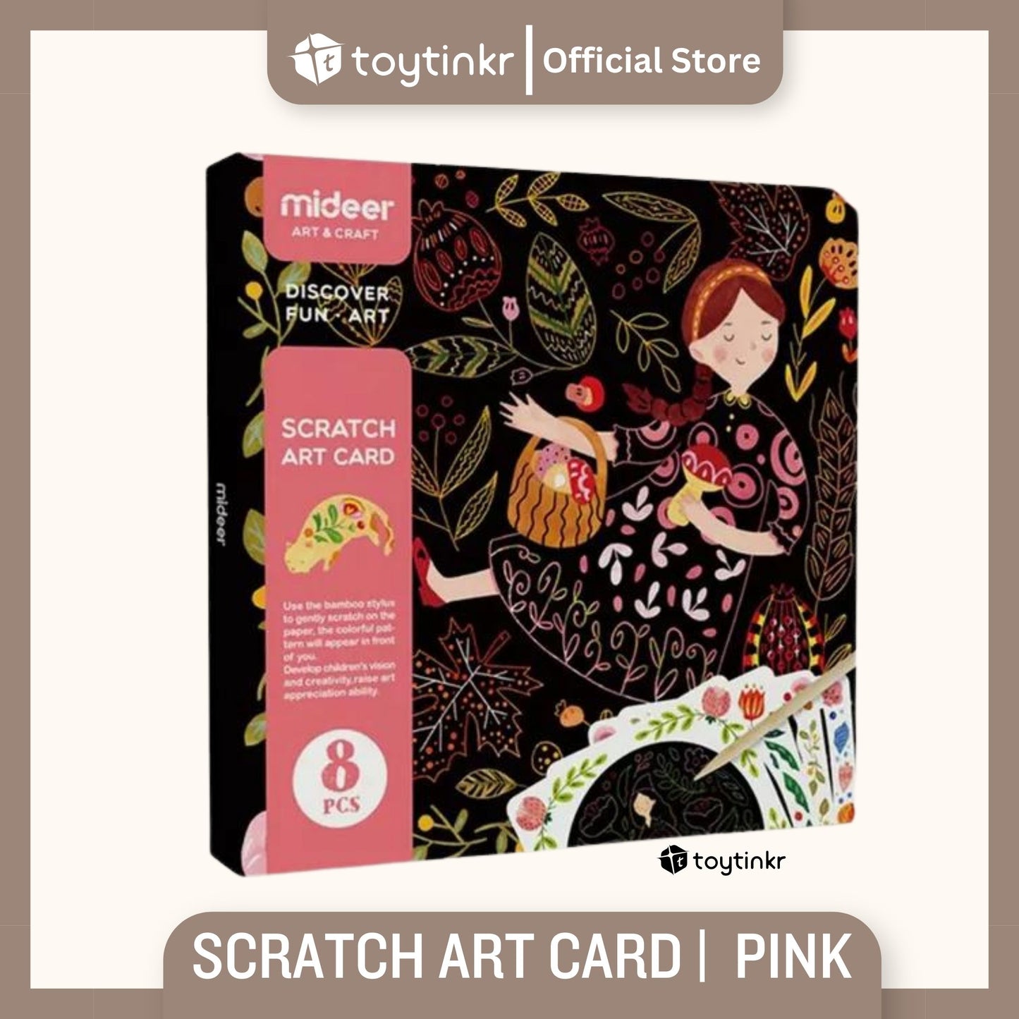 Mideer Scratch Art Card by Toytinkr