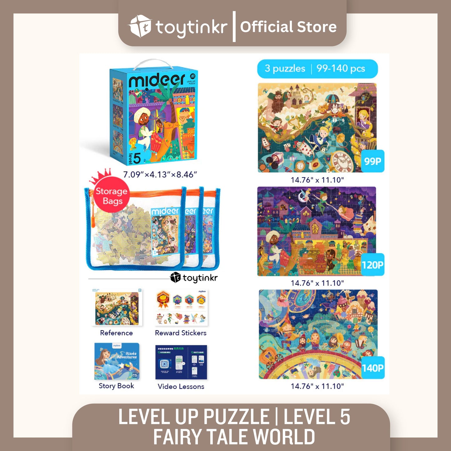 Mideer Advanced Puzzle Level 1 to 9 by Toytinkr