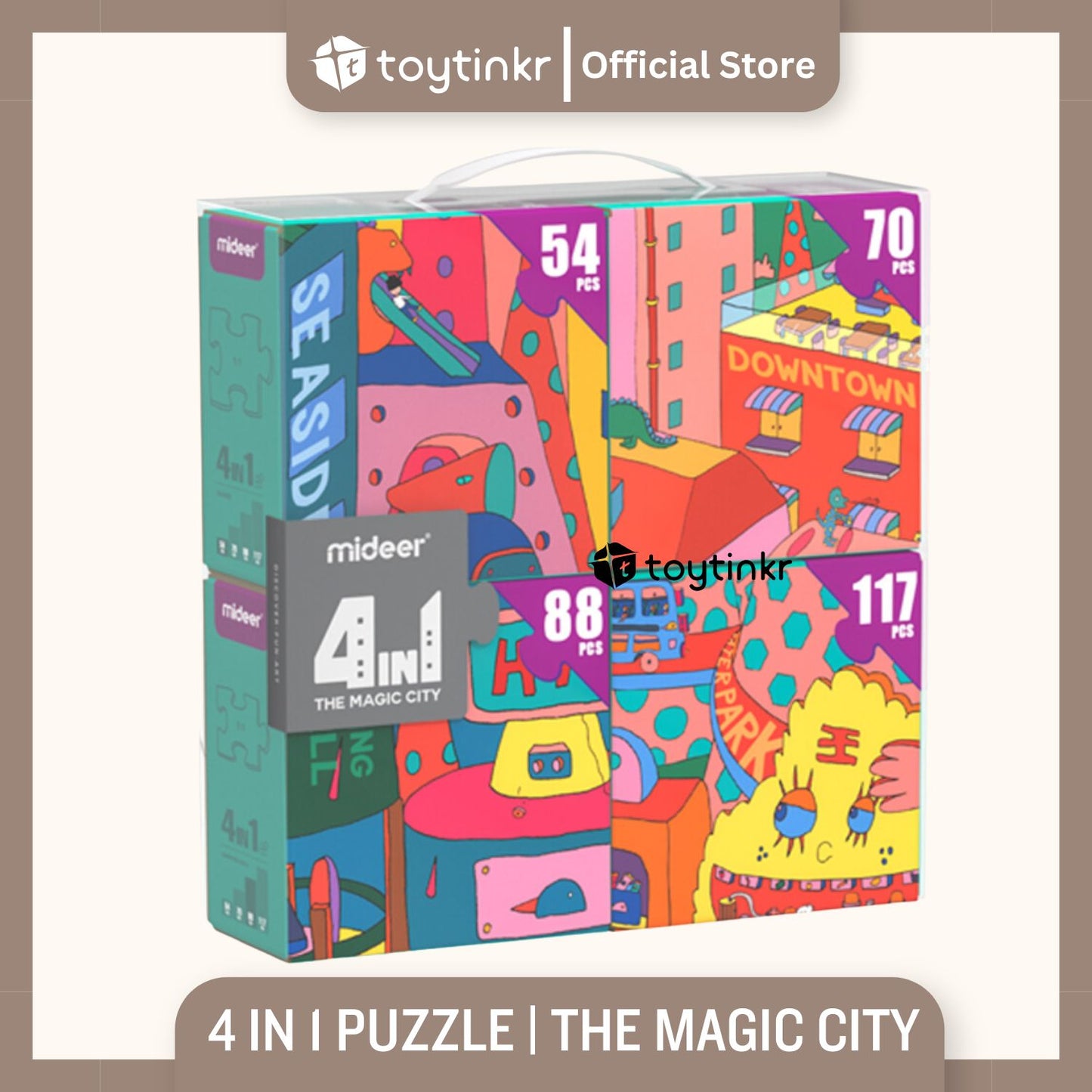 Mideer 4 in 1 Puzzle by Toytinkr