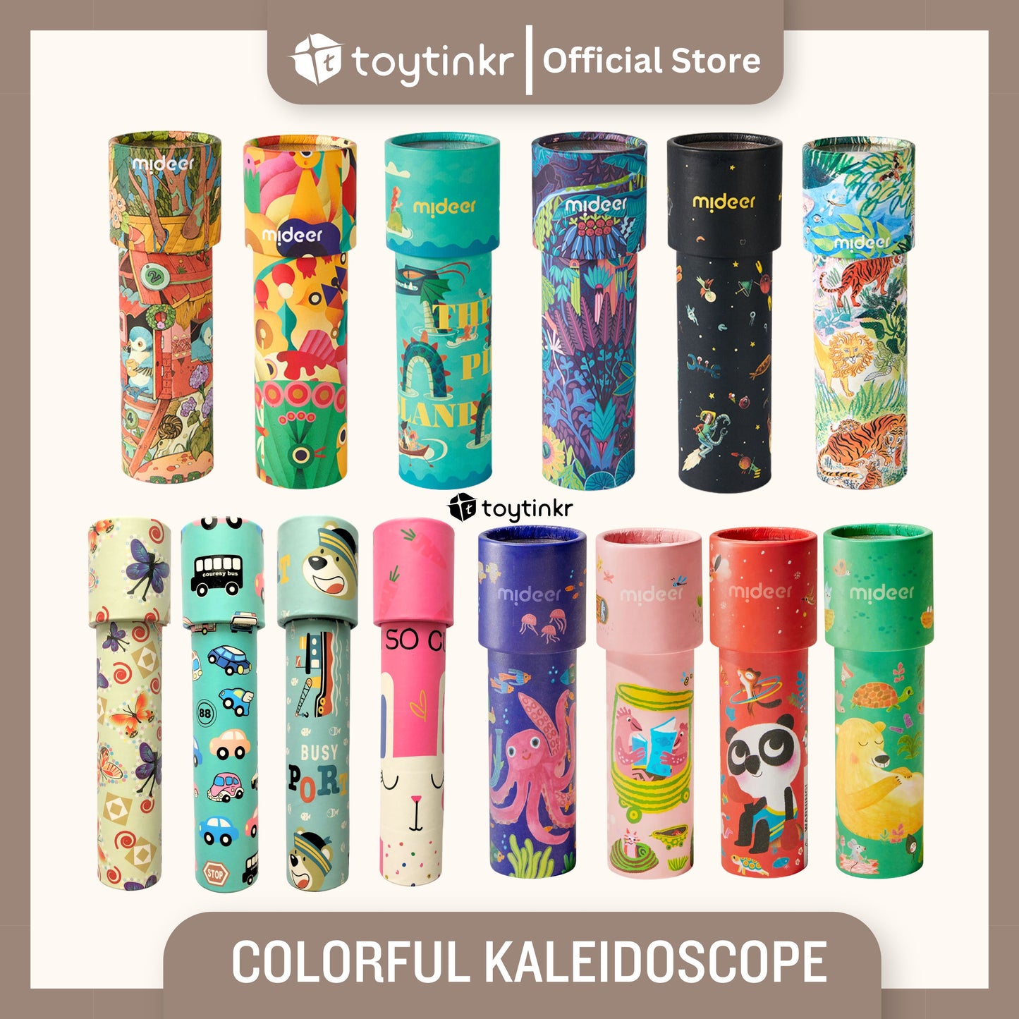 Mideer Colorful Kaleidoscope By Toytinkr