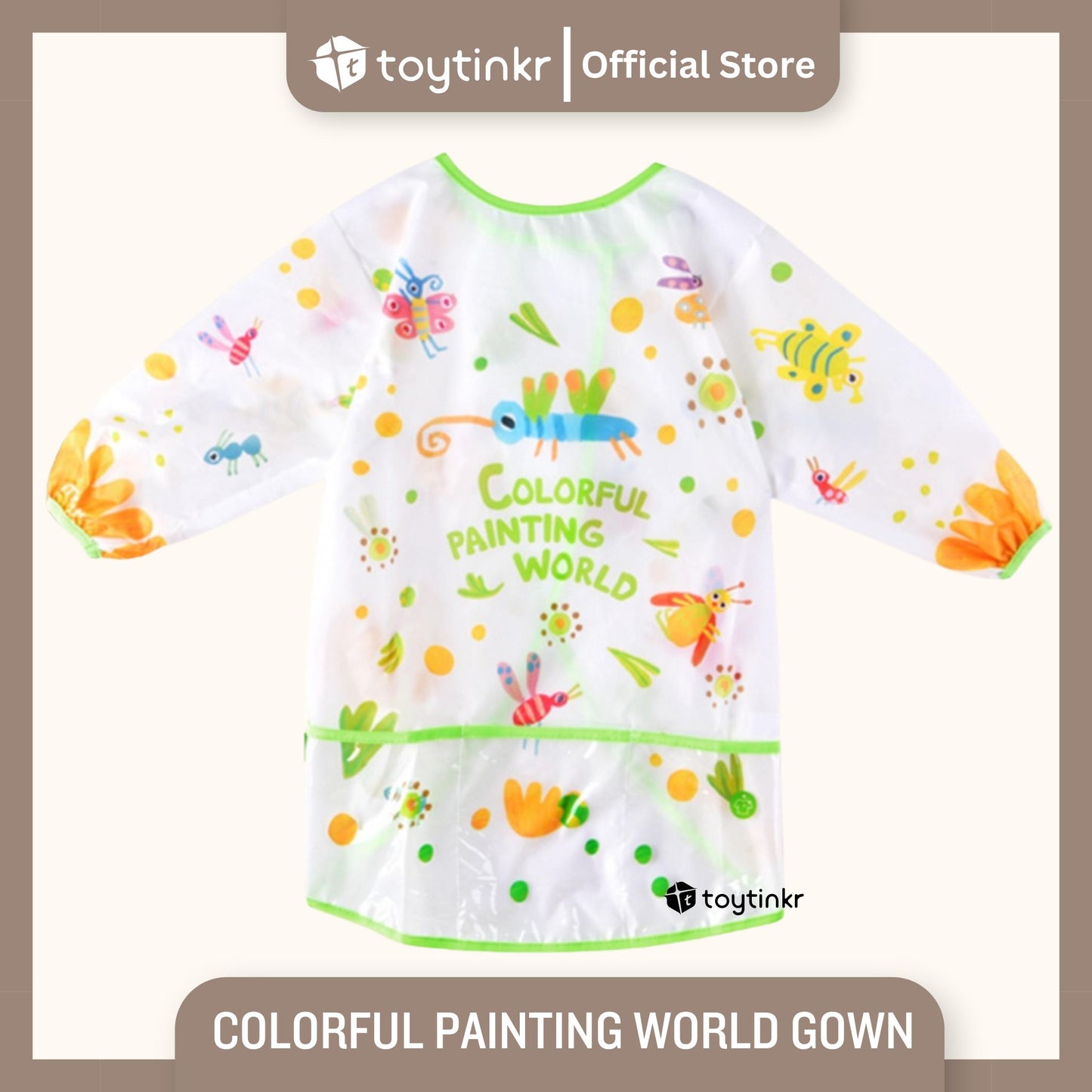 Mideer Colorful Painting World Gown (waterproof) by Toytinkr
