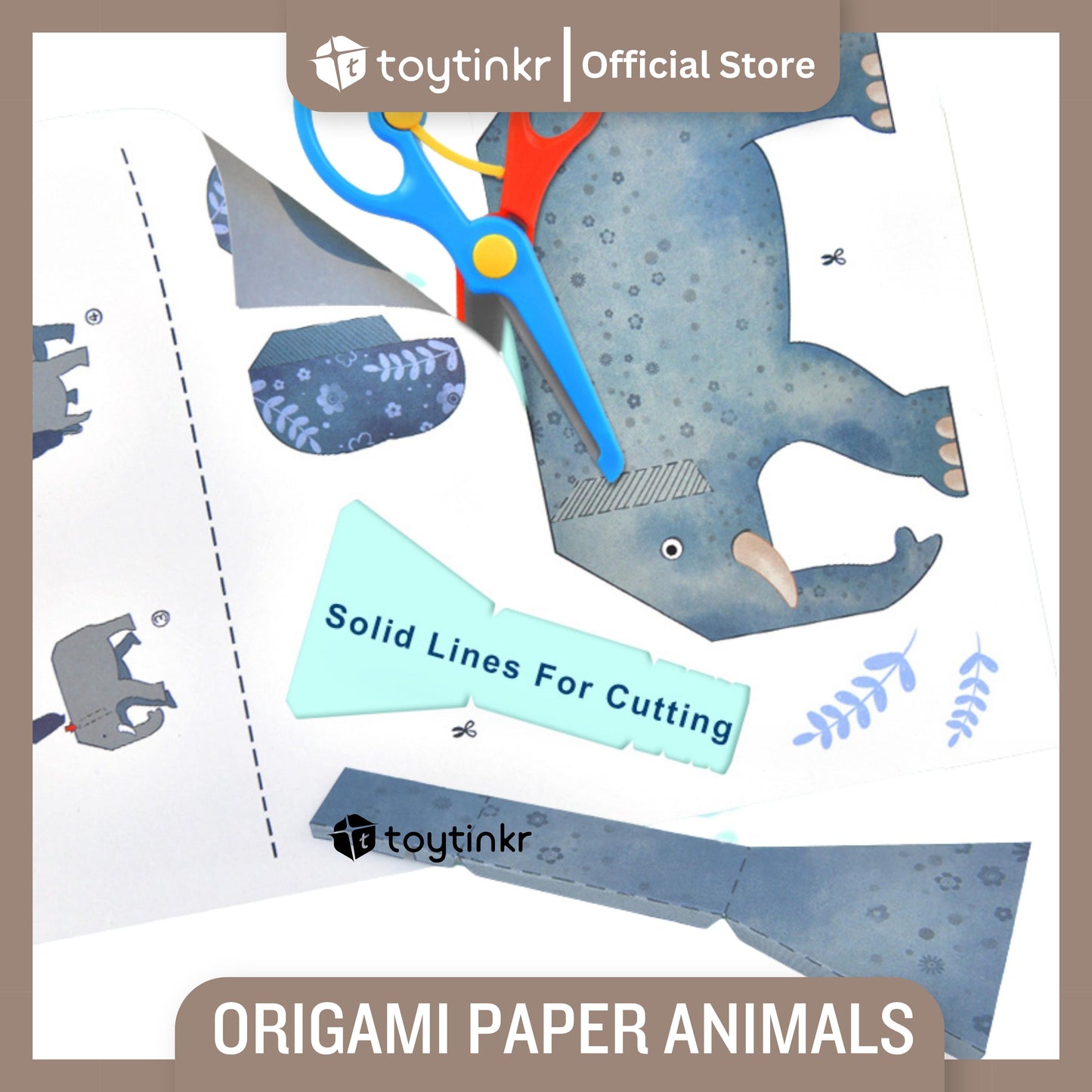 Mideer Origami Paper Animals by Toytinkr