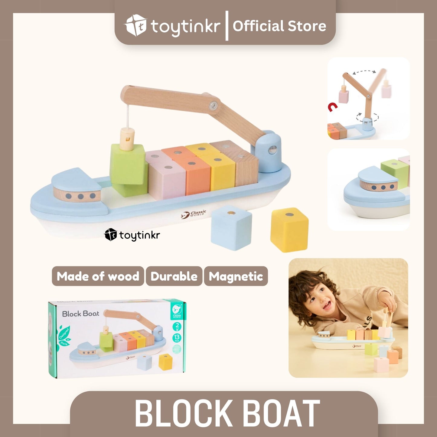 CW Block Boat by Toytinkr