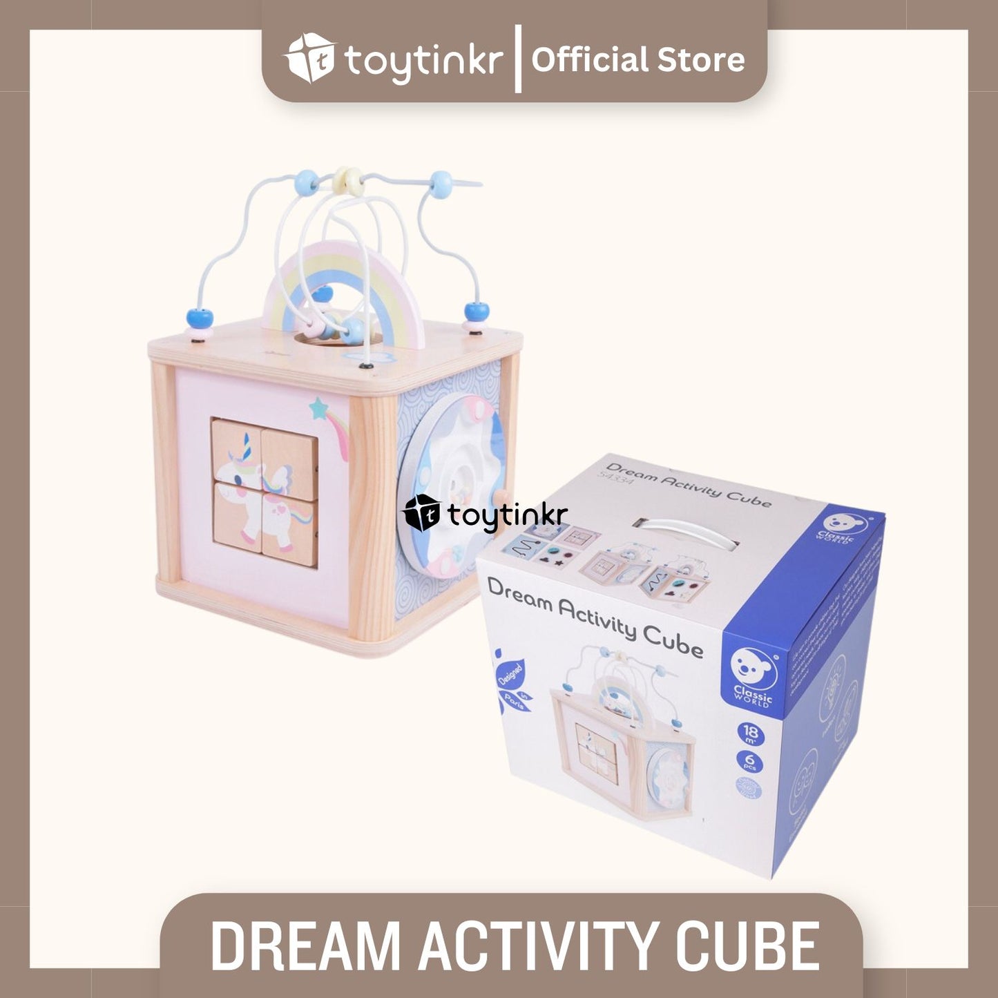 CW Dream Activity Cube by Toytinkr