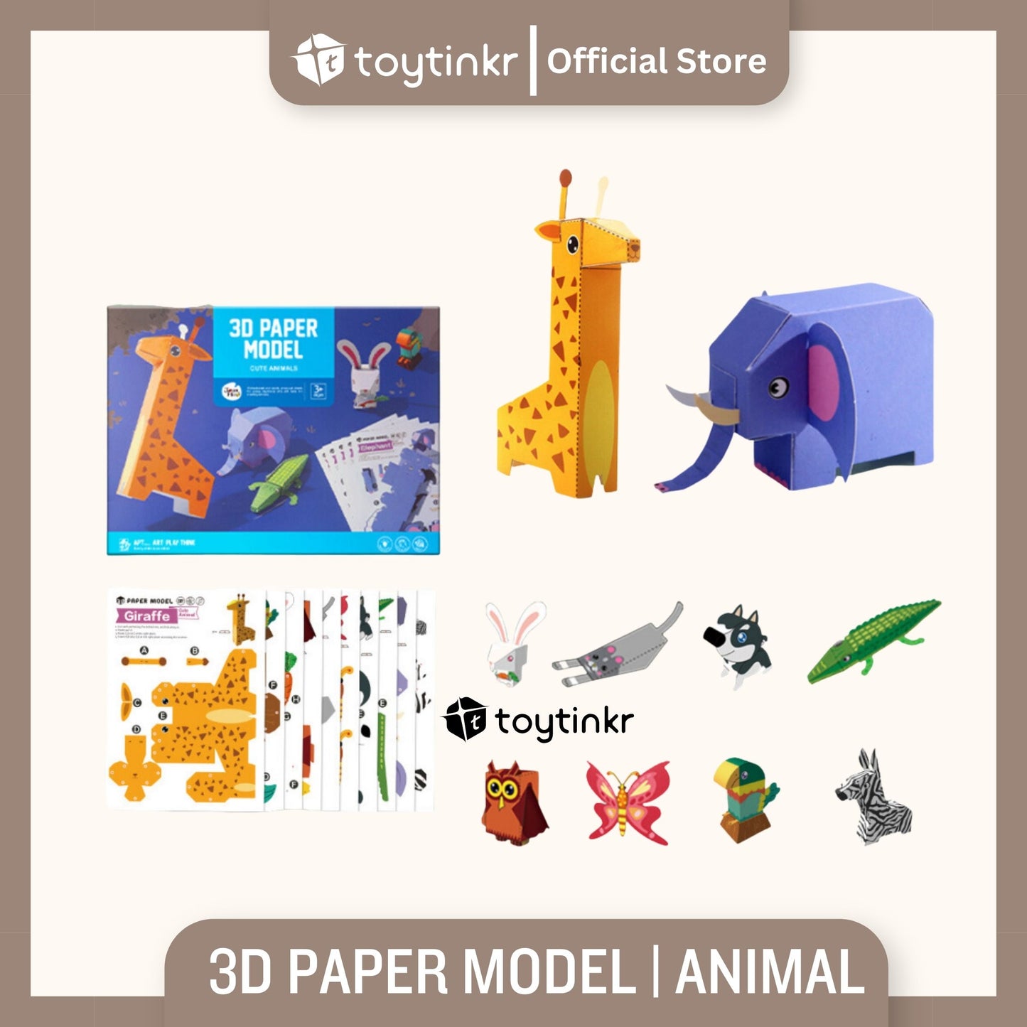 Jar Melo 3D Paper Model By Toytinkr