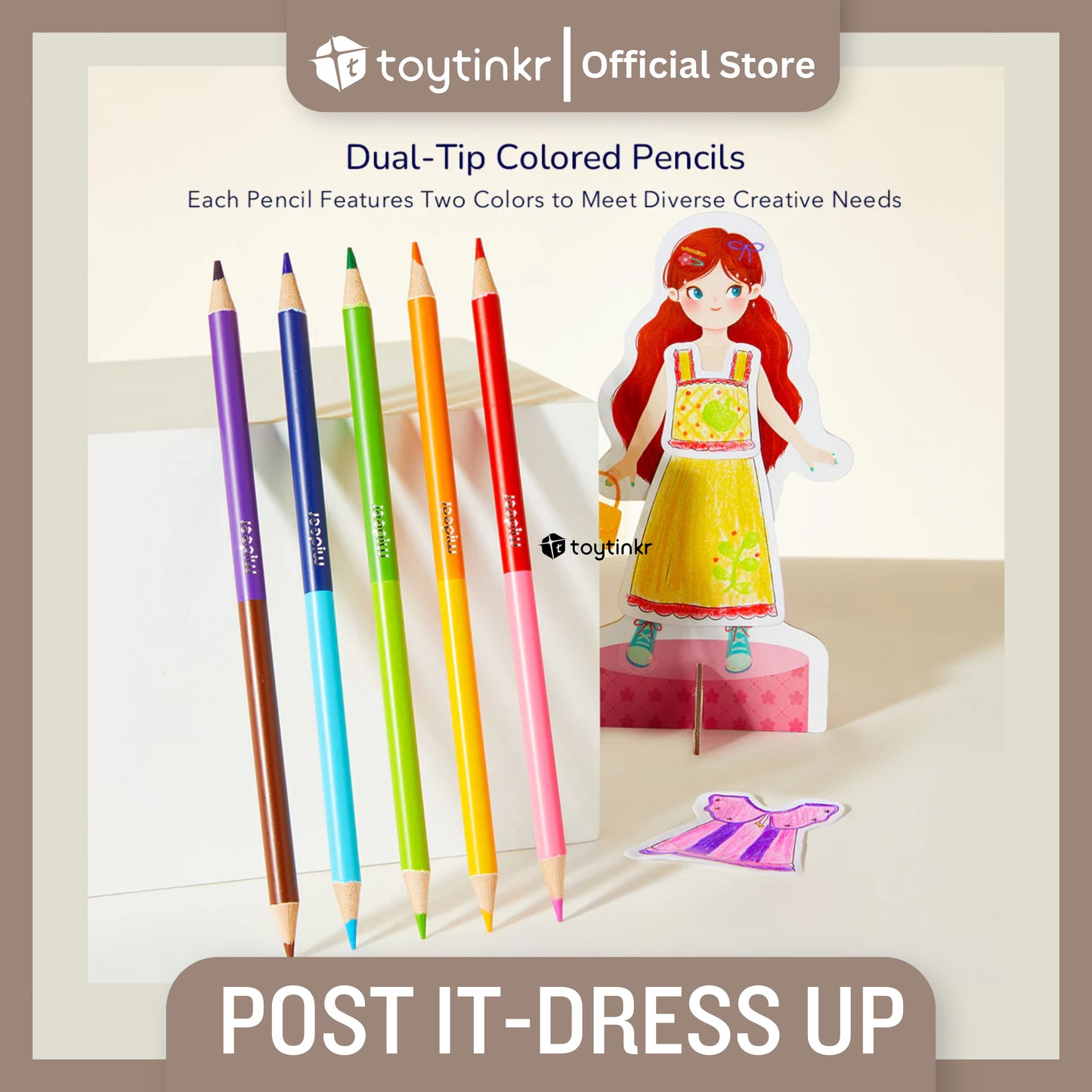 Mideer Post-It Dress Up by Toytinkr