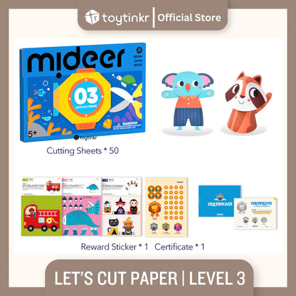 Mideer Let's Cut Paper by Toytinkr