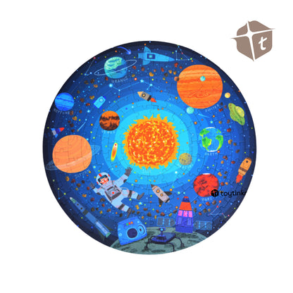 Mideer Round Puzzle - Space by Toytinkr