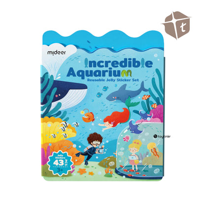 Mideer Reusable Jelly Sticker - Incredible Aquarium by Toytinkr