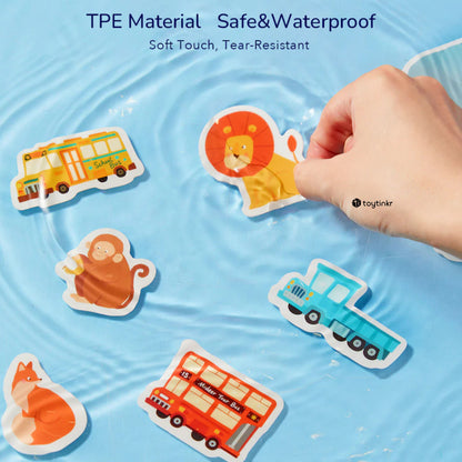 Mideer Reusable Jelly Sticker - The Bustling Traffic by Toytinkr