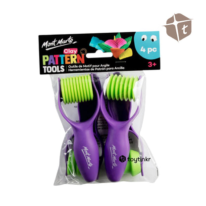 Mont Marte Kids Roller Clay Tools - 4pc by Toytinkr