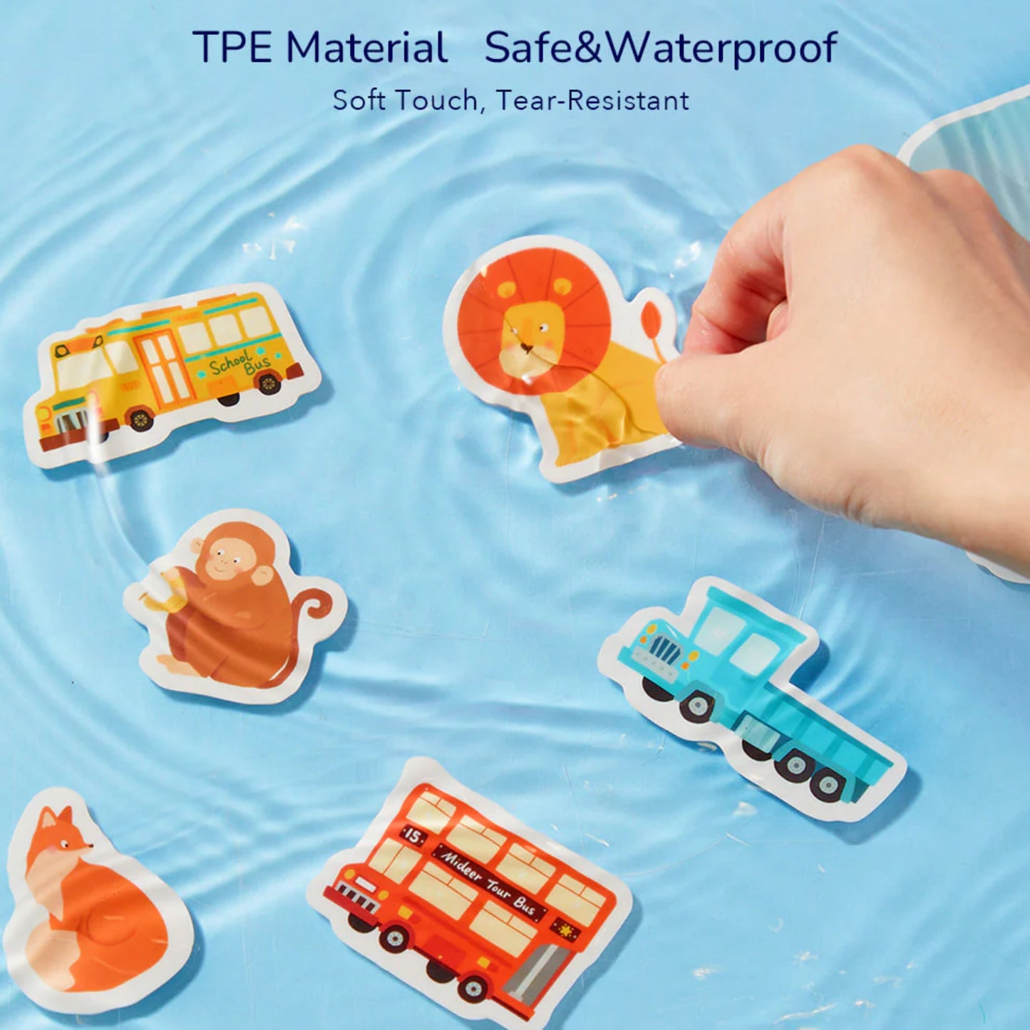 Mideer Reusable Jelly Sticker - Incredible Aquarium by Toytinkr