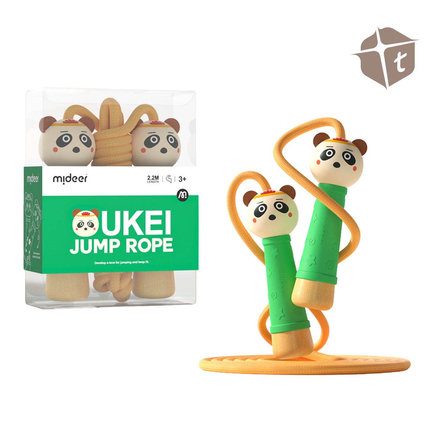 Mideer Animal Jump Rope - Panda Oukei by Toytinkr