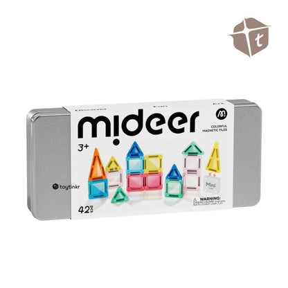 Mideer Mini Magnetic Tiles - 42pcs by Toytinkr